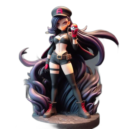 concept art, 3d render, fantasy art, pixel art transparent PNG cut-out