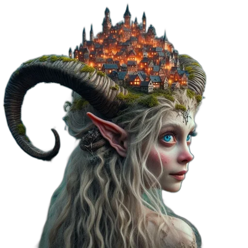 creature, dragon, hat, crown transparent PNG cut-out