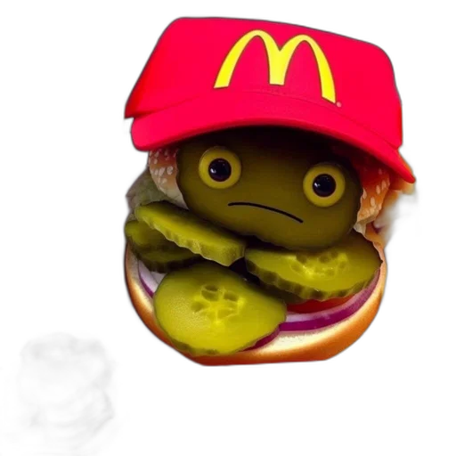 food, creature, hat, face transparent PNG cut-out