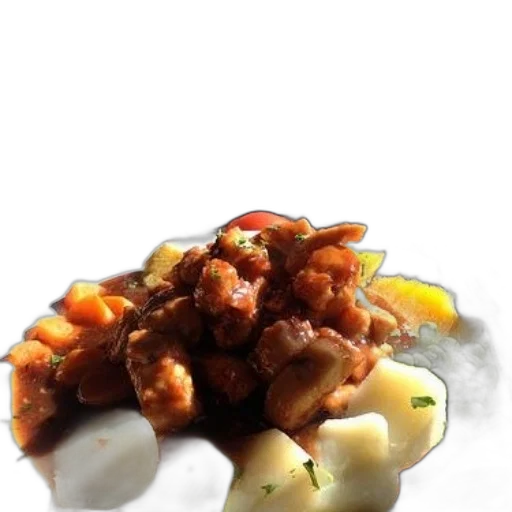 food, crown, 3d render, photorealistic transparent PNG cut-out
