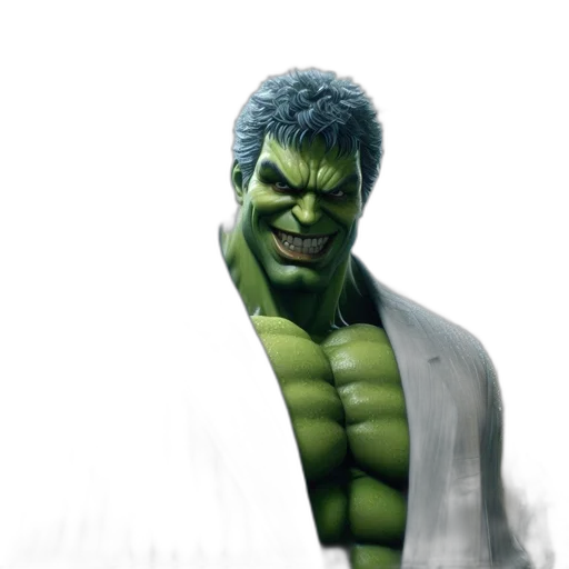 face, comic book art, 3d render, photorealistic transparent PNG cut-out