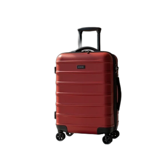 furniture, 3d render, red, tumi transparent PNG cut-out