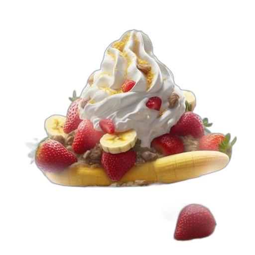 food, crown, hat, photorealistic transparent PNG cut-out