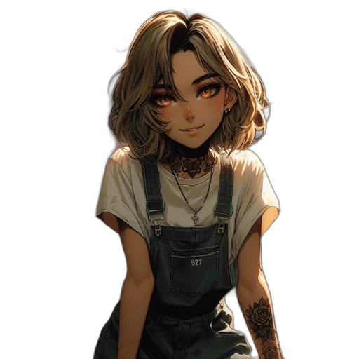 dress, face, hair, jacket transparent PNG cut-out