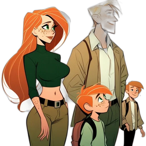 jacket, concept art, comic book art, cartoon transparent PNG cut-out