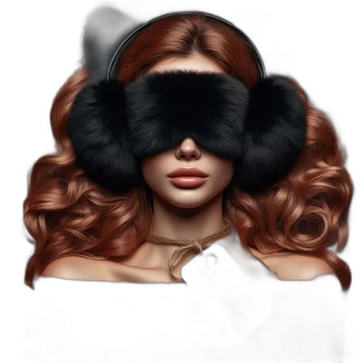 mask, hair, face, crown transparent PNG cut-out