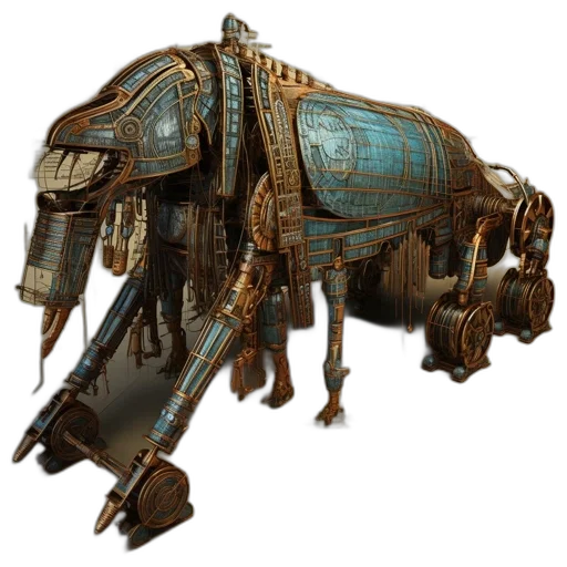 animal, robot, weapon, creature transparent PNG cut-out