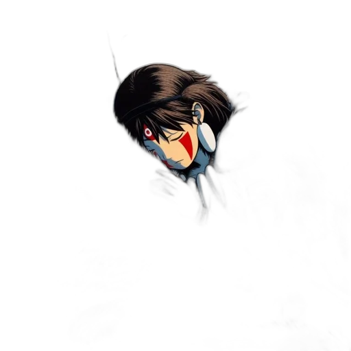 mask, face, hair, animal transparent PNG cut-out