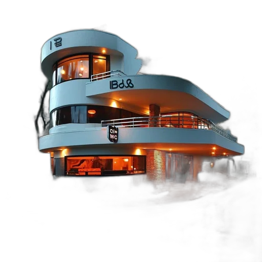 building, 3d render, concept art, photorealistic transparent PNG cut-out