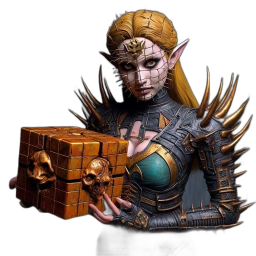 crown, weapon, jewelry, fantasy art transparent PNG cut-out