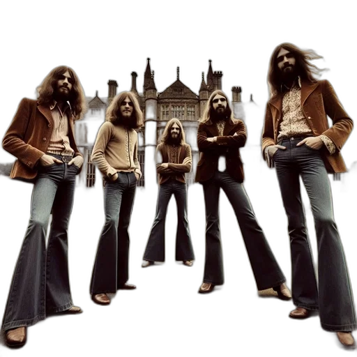 five, men, 70s, clothing transparent PNG cut-out