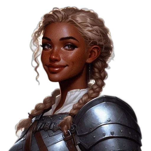 face, fantasy art, concept art, pixel art transparent PNG cut-out