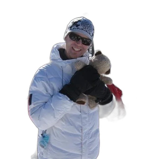 staff, jacket, man, white transparent PNG cut-out