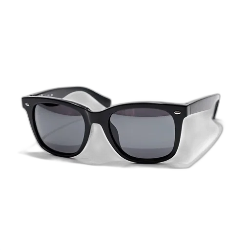 3d render, monochrome, pair, black transparent PNG cut-out
