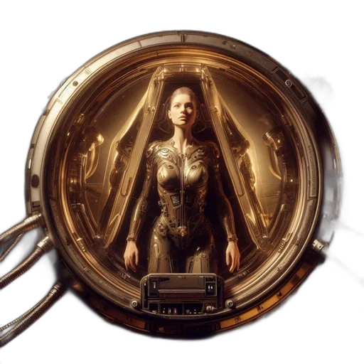 jewelry, robot, weapon, jacket transparent PNG cut-out
