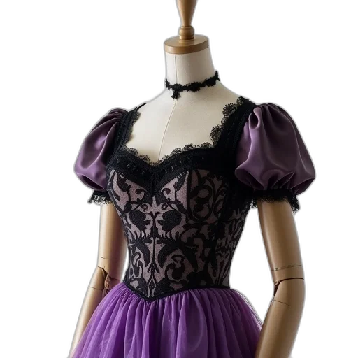 dress, dark, mannequin, dressed transparent PNG cut-out