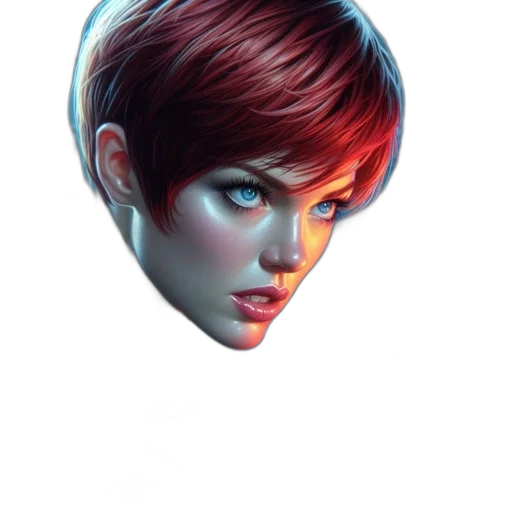 face, hair, jewelry, mask transparent PNG cut-out