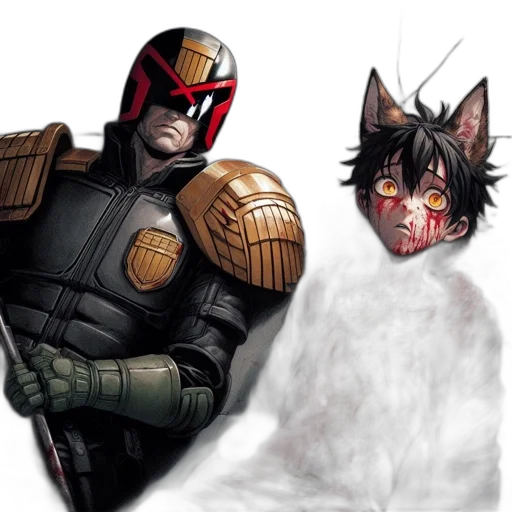 mask, comic book art, concept art, fantasy art transparent PNG cut-out