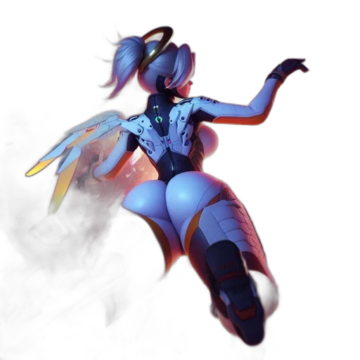 staff, robot, concept art, fantasy art transparent PNG cut-out