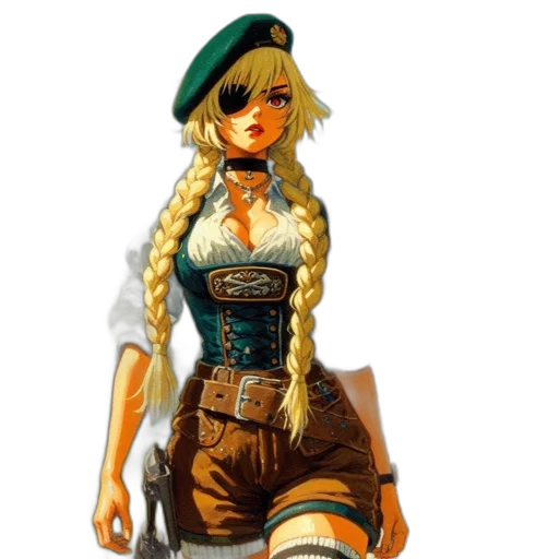 dress, staff, concept art, fantasy art transparent PNG cut-out