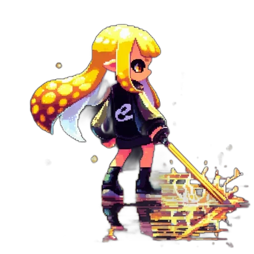 weapon, staff, pixel art, concept art transparent PNG cut-out
