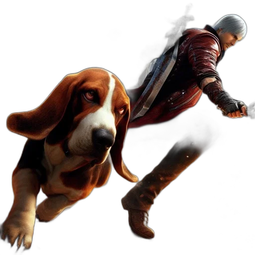 animal, concept art, photorealistic, 3d render transparent PNG cut-out