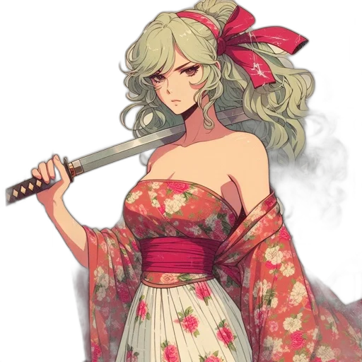 dress, staff, weapon, sword transparent PNG cut-out