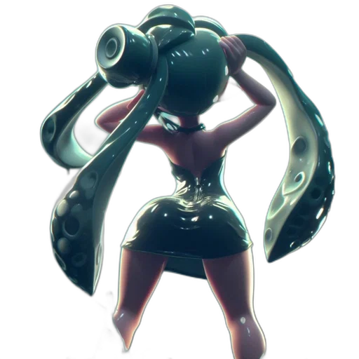 robot, weapon, staff, dress transparent PNG cut-out