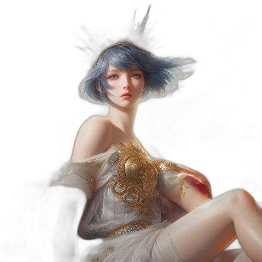 dress, crown, mask, face transparent PNG cut-out