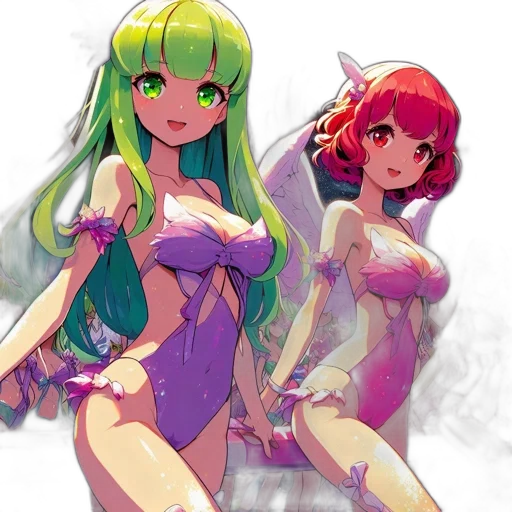 dress, anime, pixel art, concept art transparent PNG cut-out