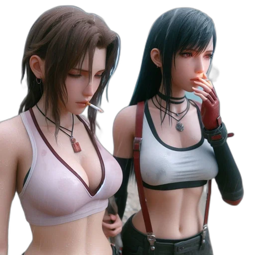 3d render, concept art, cyberpunk, photorealistic transparent PNG cut-out