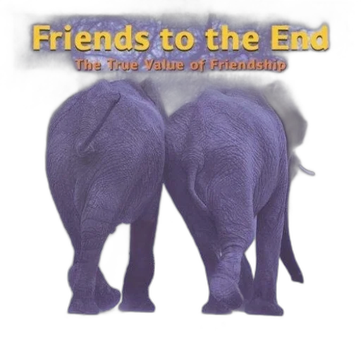 friends, end, true, value transparent PNG cut-out