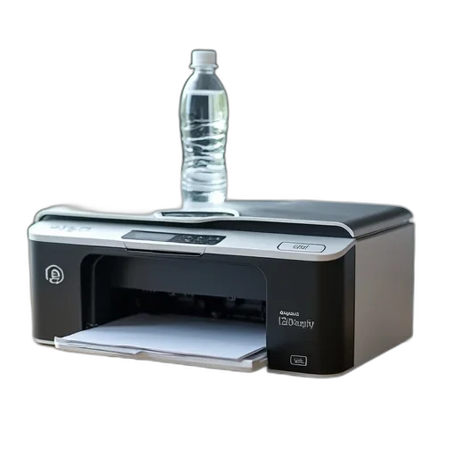 bottle, robot, 3d render, modern transparent PNG cut-out
