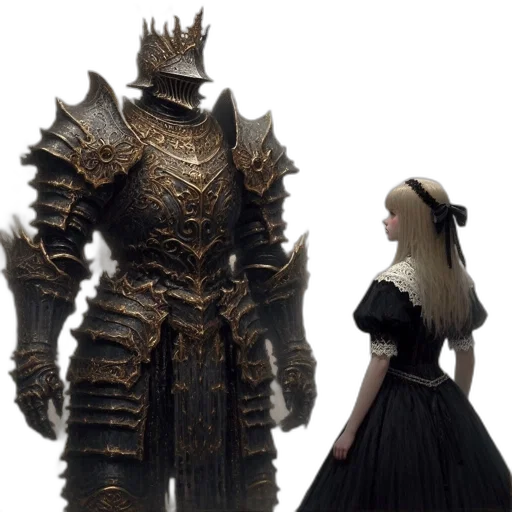 dress, concept art, fantasy art, 3d render transparent PNG cut-out