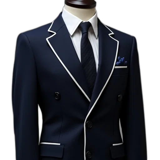 jacket, staff, 3d render, photorealistic transparent PNG cut-out