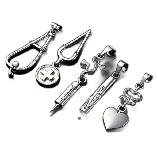 jewelry, staff, collection, silver transparent PNG cut-out