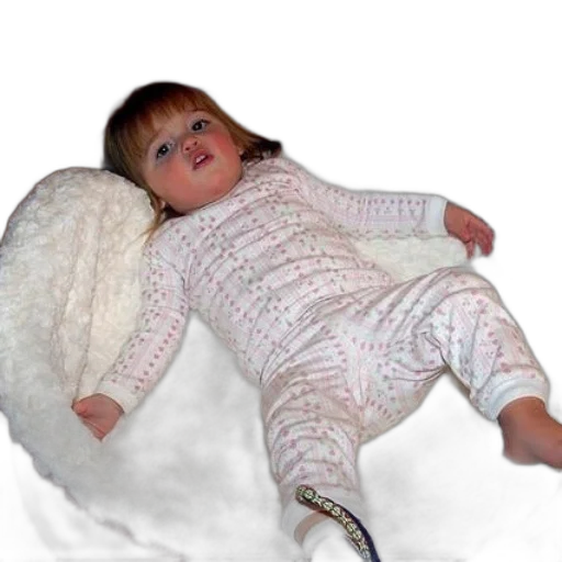creature, 3d render, child, pajamas transparent PNG cut-out
