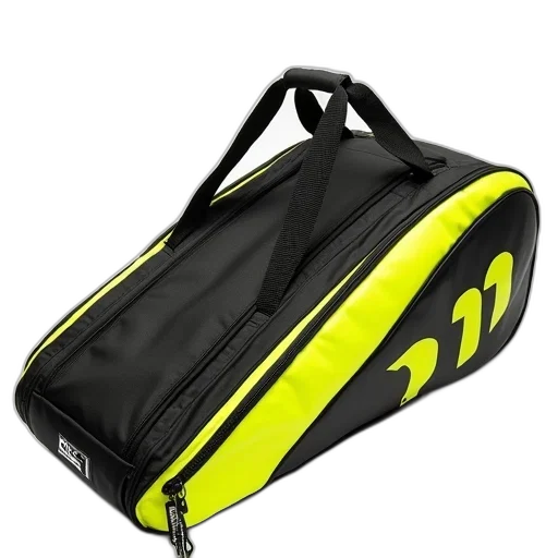 3d render, racket, bag, black transparent PNG cut-out