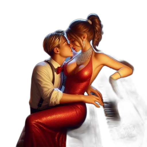 concept art, oil painting, photorealistic, fantasy art transparent PNG cut-out