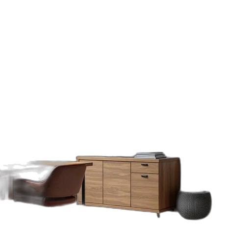 furniture, shoes, 3d render, concept art transparent PNG cut-out