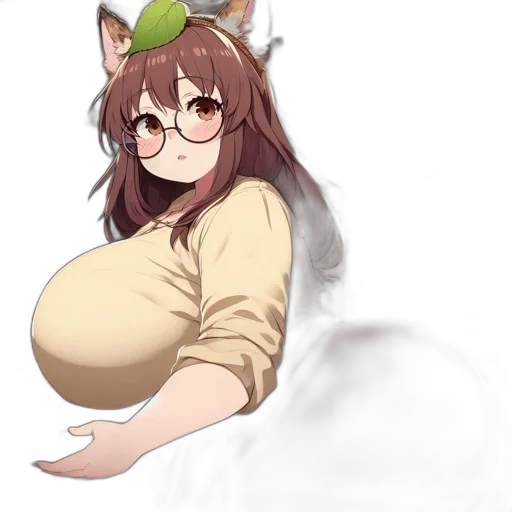 hat, creature, dress, staff transparent PNG cut-out