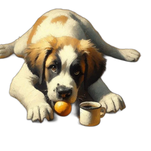 animal, food, staff, photorealistic transparent PNG cut-out