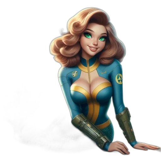 comic book art, fantasy art, concept art, cartoon transparent PNG cut-out