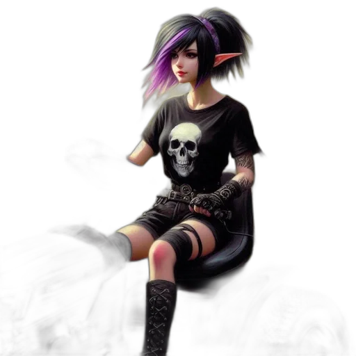 dress, fantasy art, pixel art, concept art transparent PNG cut-out