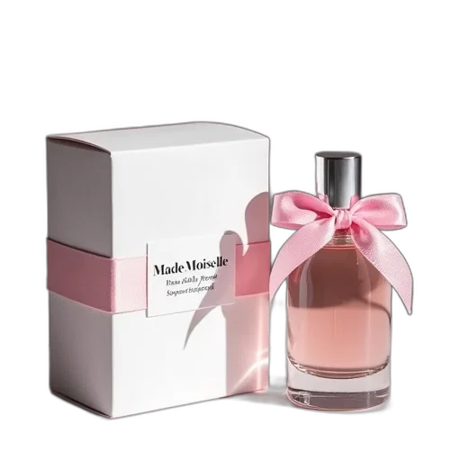 bottle, white, box, pink transparent PNG cut-out
