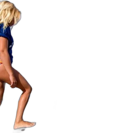 photorealistic, concept art, woman, blue transparent PNG cut-out