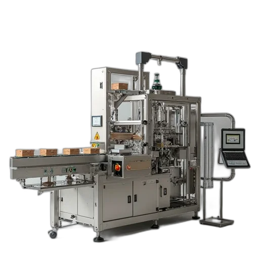 fully, automatic, carton, sealing transparent PNG cut-out