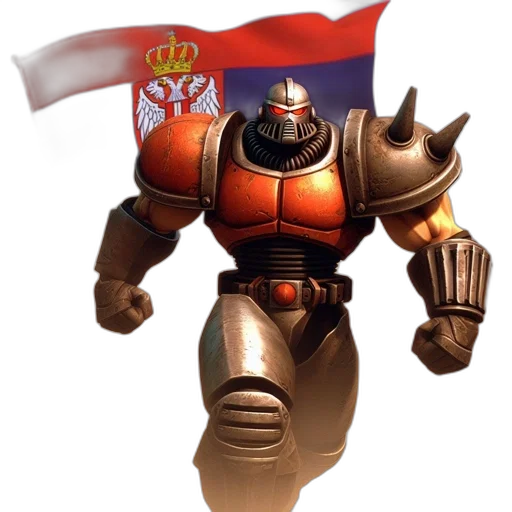 robot, crown, weapon, sword transparent PNG cut-out
