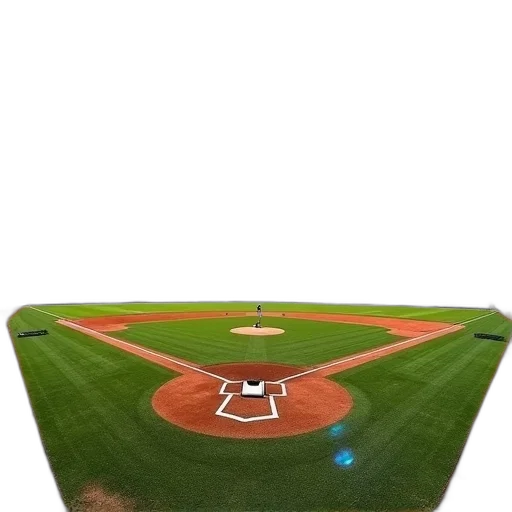 professional, baseball, field, dirt transparent PNG cut-out