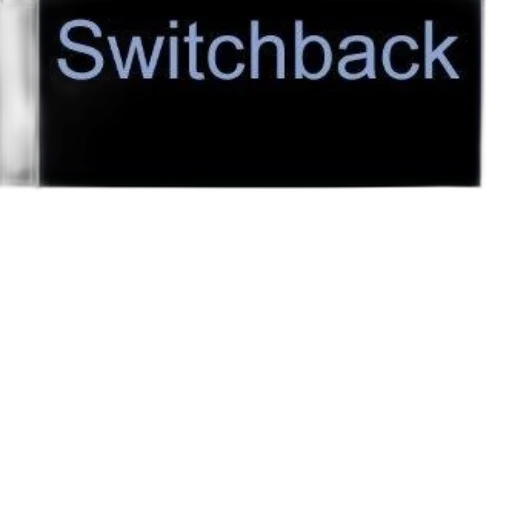switchback, yenne, displayed, minimalist transparent PNG cut-out